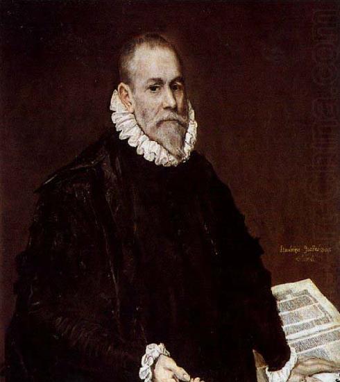 El Greco Portrait of Doctor Rodrigo de la Fuente china oil painting image
